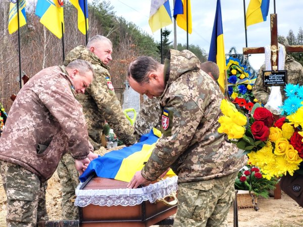 У Ковелі попрощались з військовим Андрієм Шевченком