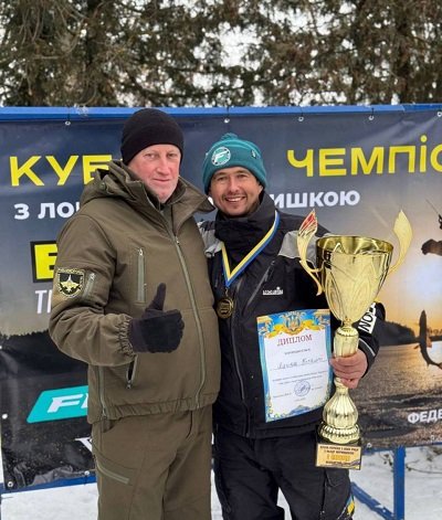 Ковельчанин переміг на Кубку України з ловлі риби мормишкою