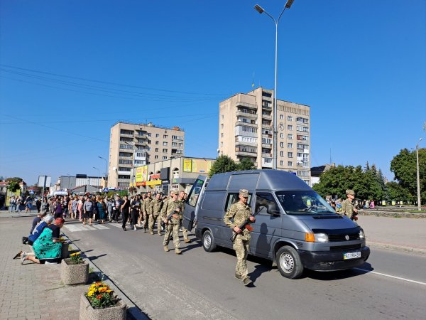Ковельчани віддали останню шану Герою Петру Бежану