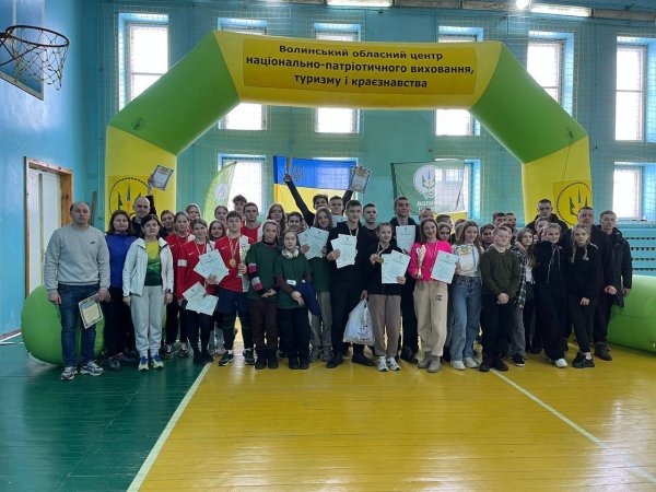 Ковельчани — бронзові призери чемпіонату Волині з пішохідного туризму в приміщеннях