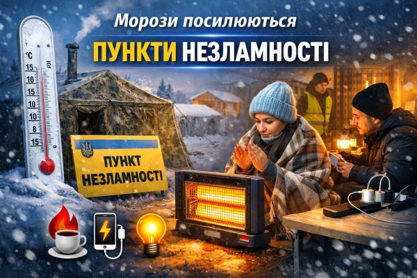 Морози посилюються: у Ковельській громаді працюють Пункти незламності