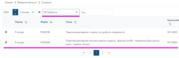 Декларація ФОП 3 група за 9 місяців (ІІІ квартал) 2025 року