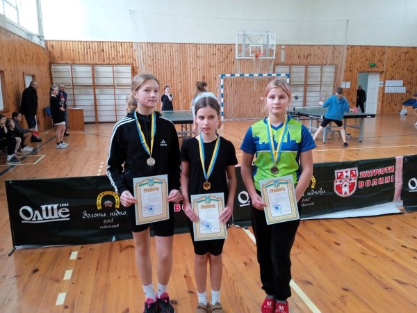 У Ковелі відбувся турнір з тенісу настільного до Дня Збройних Сил України