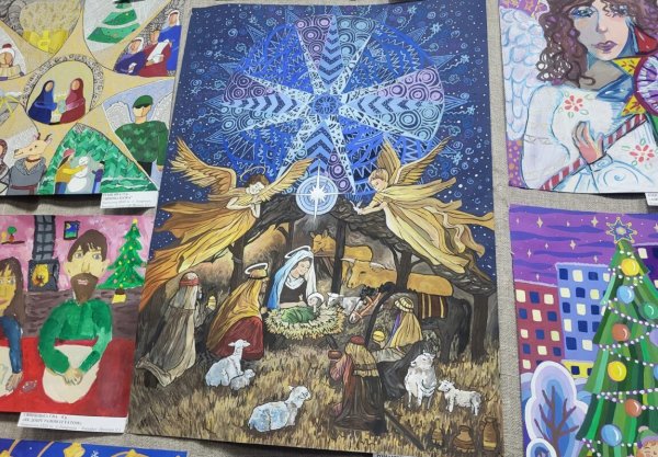 У Ковелі відкрили рекордну 31-шу виставку дитячого малюнка «Зимовий калейдоскоп. З вірою у Перемогу!»