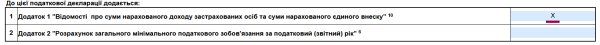 Декларація ФОП 3 група з додатком 1 по ЄСВ за 2025 рік