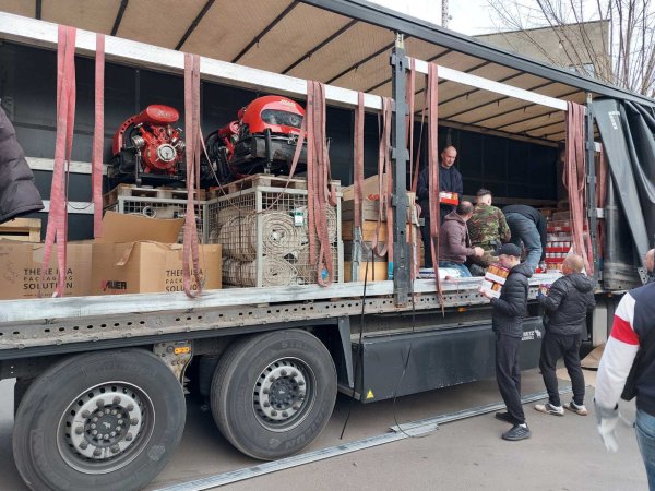 Третя фура з гуманітарним вантажем прибула з німецького Барзінгхаузена