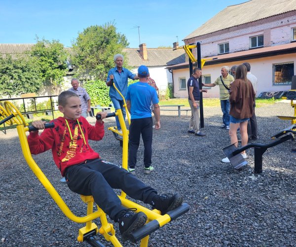 У Ковелі презентували новий тренажерний майданчик