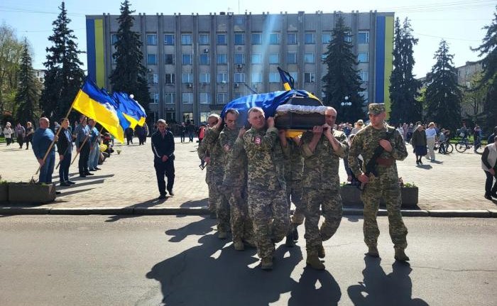 Ковельчани провели в останню земну дорогу полеглого Героя Сергія Селіванова