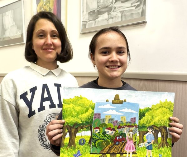 Вихованка дитячої художньої школи Софійка Чапко посіла друге місце на Всеукраїнському конкурсі