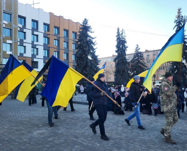 У перший день Різдва Ковель прощається з Героєм Володимиром Бичиком У перший день Різдва Ковель прощається з Героєм Володимиром Бичиком