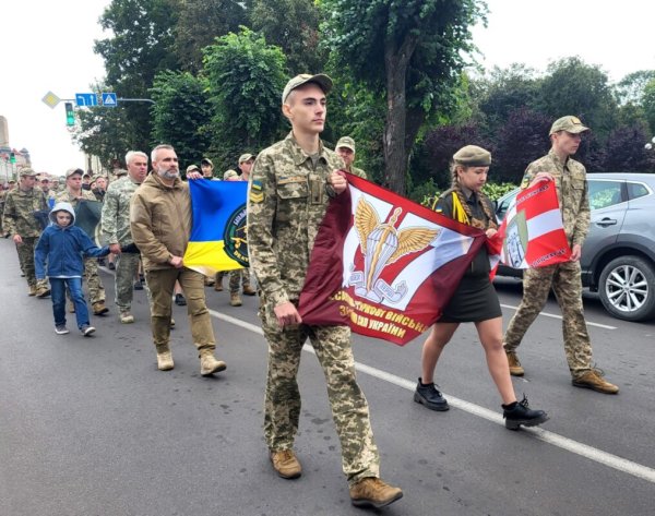 У Ковелі відзначили День Незалежності ходою та флешмобом