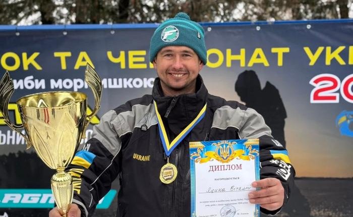Ковельчанин переміг на Кубку України з ловлі риби мормишкою