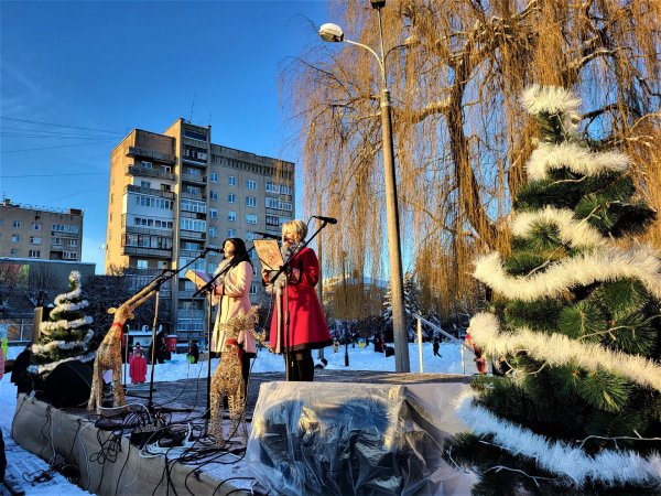 У національних кольорах: у Ковелі урочисто відкрили головну ялинку громади