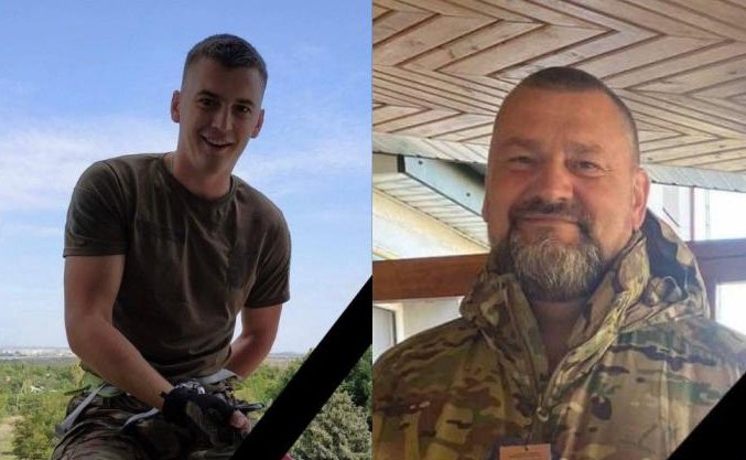 Ковельчани провели в останню дорогу військових – батька і сина Михайла та Олександра Куциків