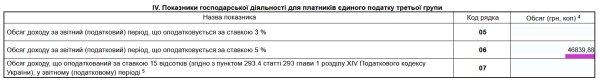 Декларація ФОП 3 група за 9 місяців (ІІІ квартал) 2025 року