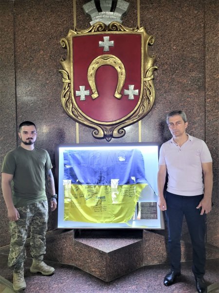 У Ковелі зберігатиметься прапор з острова Зміїний