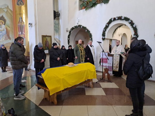 Ковель попрощався з Героєм Романом Сахаруком Ковель попрощався з Героєм Романом Сахаруком