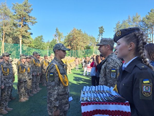 У Ковелі першокурсники військового ліцею склали присягу У Ковелі першокурсники військового ліцею склали присягу