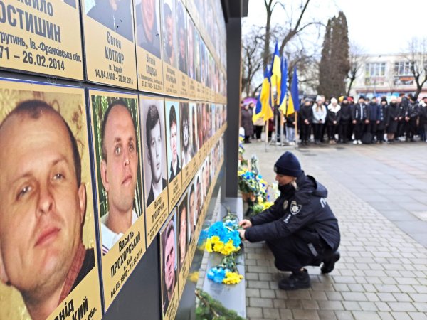 У Ковелі вшанували пам’ять Героїв Небесної Сотні У Ковелі вшанували пам’ять Героїв Небесної Сотні