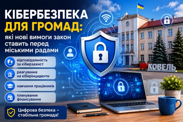 Кібербезпека для громад: які нові вимоги закон ставить перед міськими радами