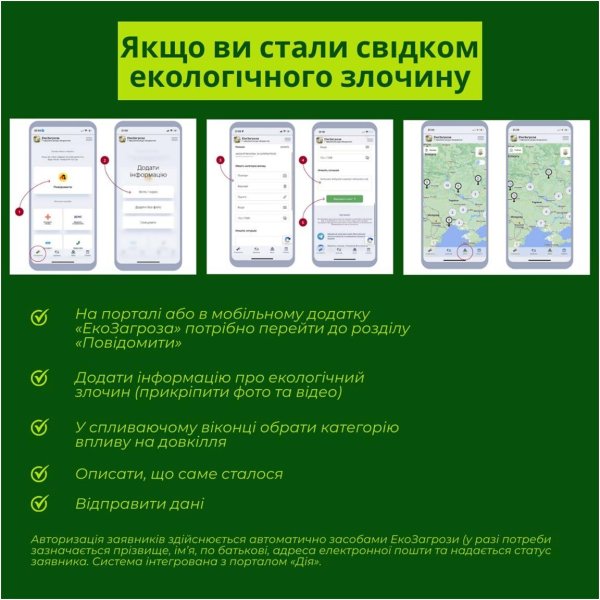 В Україні запрацювала платформа, що містить дані про екологічні загрози В Україні запрацювала платформа, що містить дані про екологічні загрози