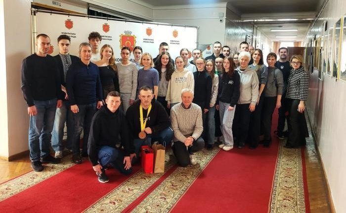 Міський голова Ігор Чайка та спортивна спільнота Ковеля зустрілись з бронзовим призером Ігор Нескорених Костянтином Копелюком