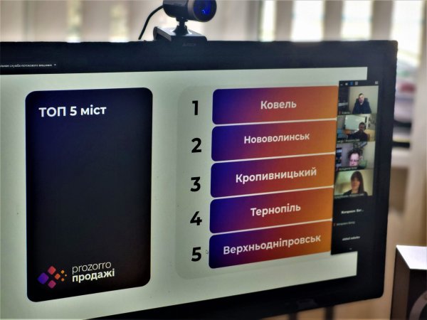 Ковель очолив рейтинг міст Прозорро. Продажі.