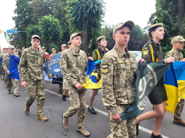 У Ковелі відзначили День Незалежності ходою та флешмобом