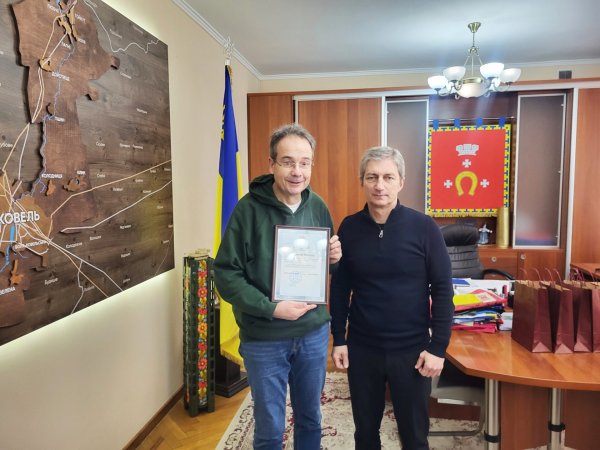 У Ковелі з благодійною місією перебувала делегація з міста Вальсроде У Ковелі з благодійною місією перебувала делегація з міста Вальсроде