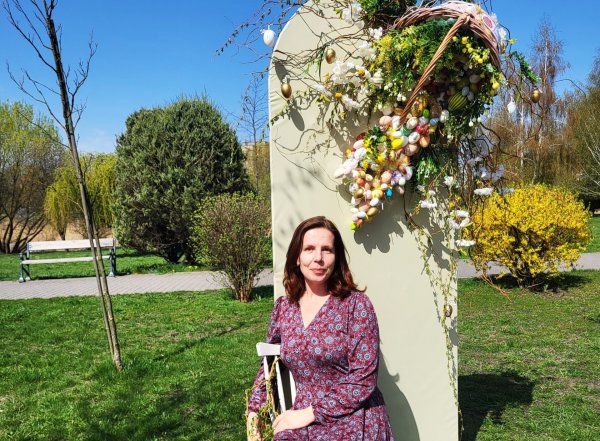 У Ковелі в парку Шевченка встановили Великодні композиції. Фото