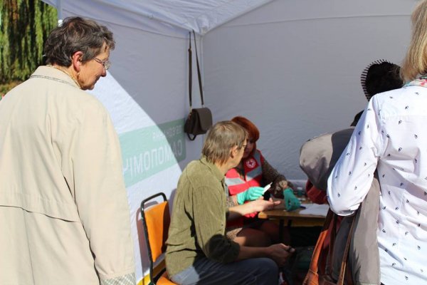 Ковельчани охоче перевіряють рівень цукру в крові та артеріальний тиск Ковельчани охоче перевіряють рівень цукру в крові та артеріальний тиск