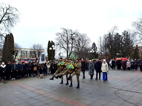 У Ковелі вшанували пам’ять Героїв Небесної Сотні У Ковелі вшанували пам’ять Героїв Небесної Сотні