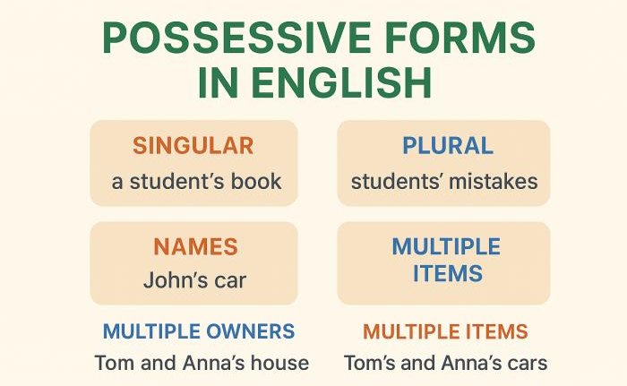 Присвійні форми в англійській мові