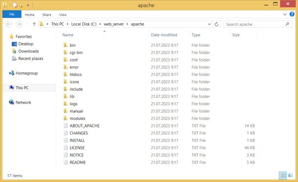Встановлення вебсервера Apache 2.4 з модулем PHP 8 та бази даних MariaDB